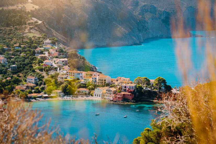 Assos | © Envato Das Dorf Asos von oben | © Envato
